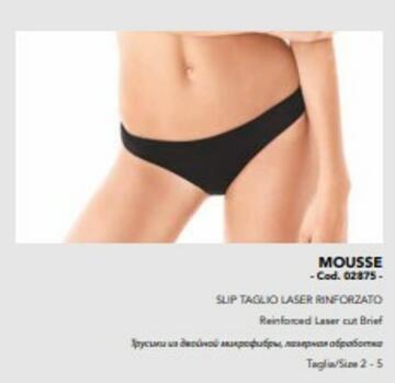 LORMMOUSSE S- mousse slip donna taglio laser - Fratelli Parenti